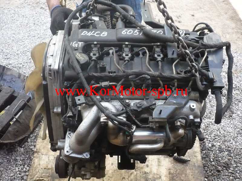 Двигатель D4CB 2.5 VGT 175 Kia Sorento (Киа Соренто), Hyundai H1, Hyundai Starex (Хендэ Старекс), Porter (Хендэ Портер)