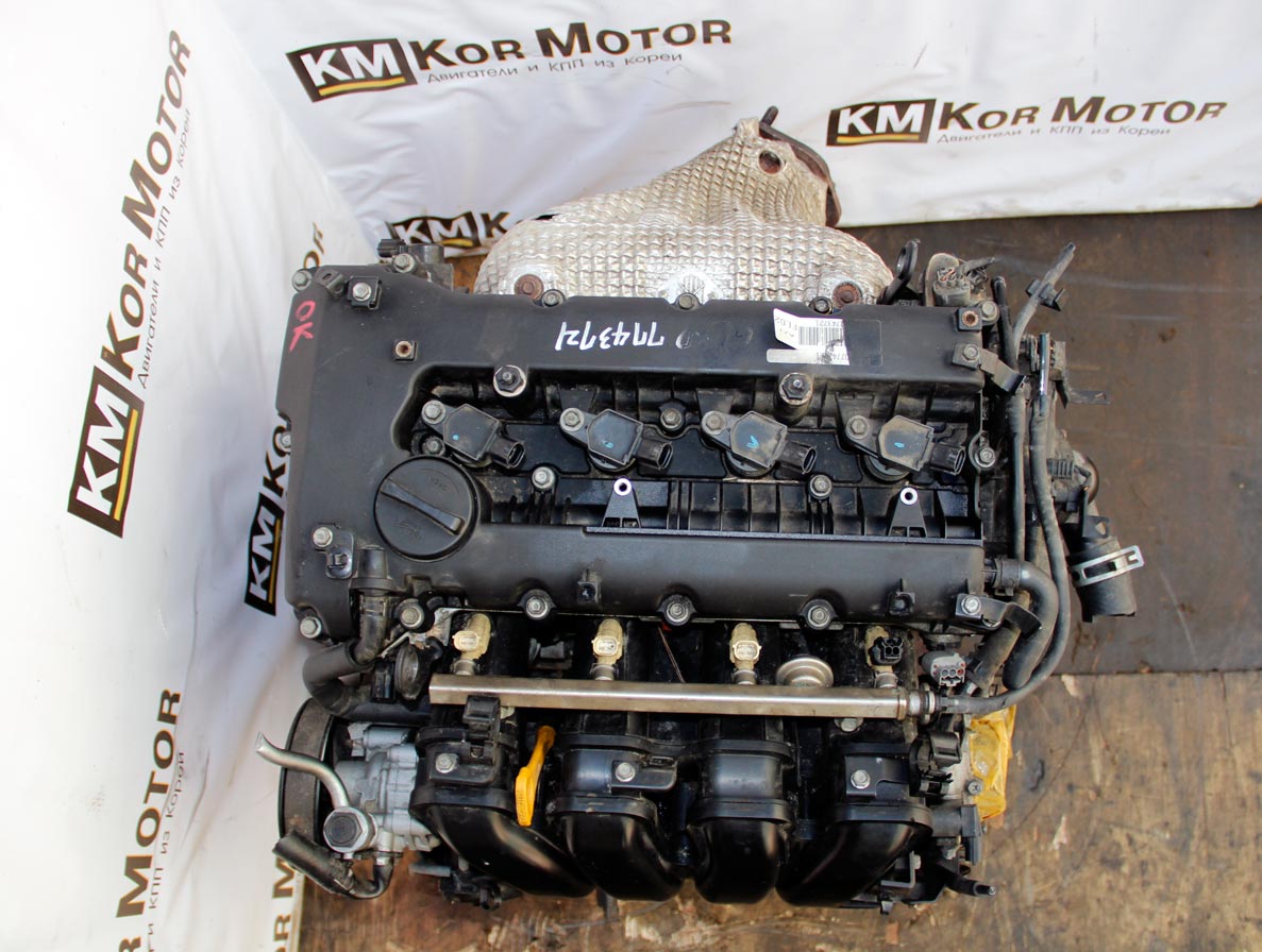 Двигатель G4KD 2.0 бензин Киа Карнс, Маджентис, Хендай Соната 149X12GH00, 182X12GH00, 2G0722GU00, 257Y22GH00